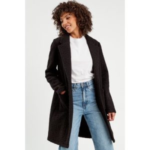 manteau bouclette femme