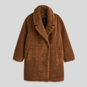 manteau bouclette femme