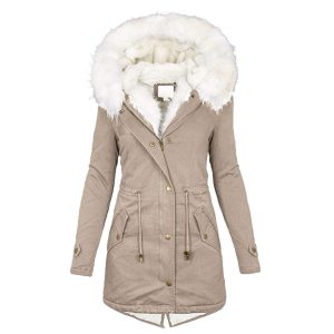 manteau chaud hiver femme
