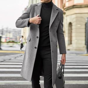 manteau en laine homme