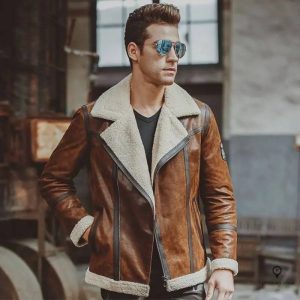 manteau fourrure homme