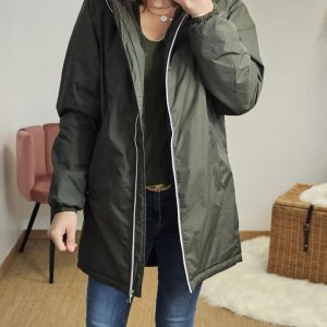 manteau kaki
