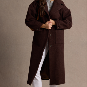 manteau marron