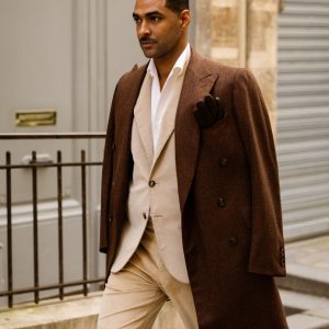 manteau marron
