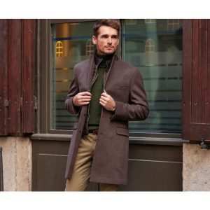 manteau marron