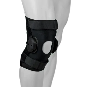 Orthèse genoux articulée en drytex avec baleines en aluminium amovibles