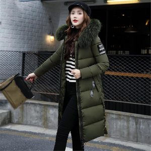 parka femme kaki