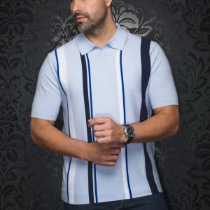 POLO TRICOT | AVERY, Light Blue