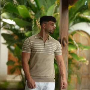 POLO TRICOT | OBAN, Stone