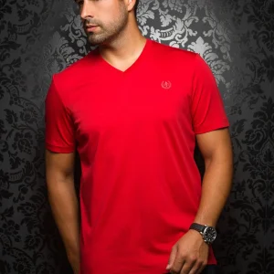 T-shirt | MICHAEL-V, red