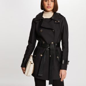 trench cuir femme