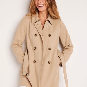 trench femme beige